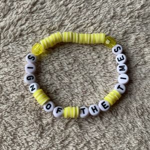 sign of the times ~ harry styles handmade bracelet
